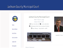Tablet Screenshot of jacksoncountymunicipalcourt.com